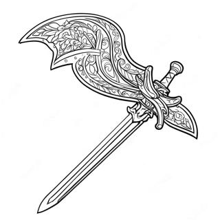 Skinnende Sværd Malebog | Metal malebog