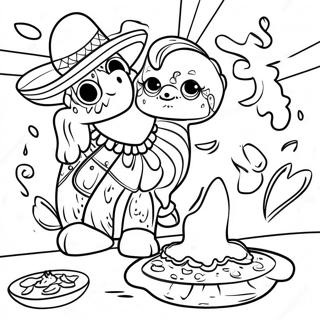Farverig Mexicansk Fiesta Malebog | Mexico malebog