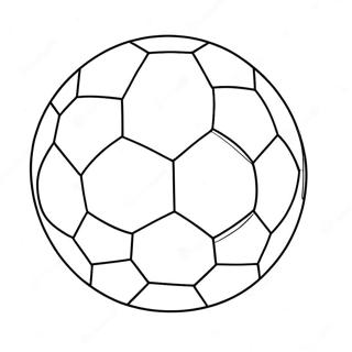 Farverig Fodbold Malebog | Fodboldlogo malebog