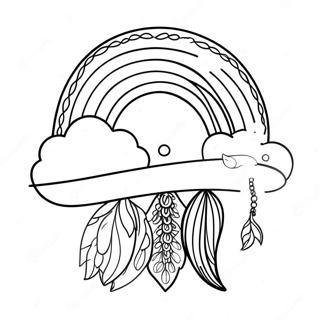 Boho Regnbue Malebog | Boho Regnbue malebog