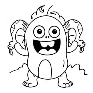 Monster Mash Farvelægningsside | Monster Mash malebog