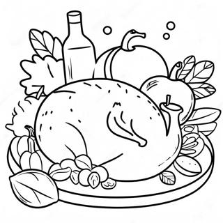 Friendsgiving Fest Malebog | Vennergiving malebog