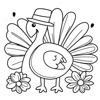 Fantastisk Friendsgiving Tyrkiet Malebog | Vennergiving malebog