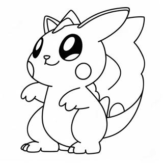 Fakemon farvelægningsside | Fakemon malebog