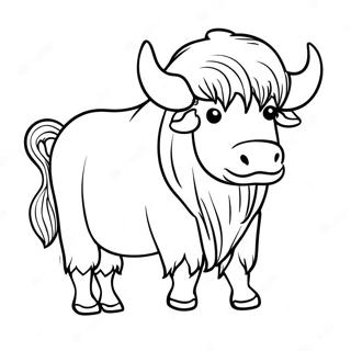 Yak Farvelægningsside | Yak malebog