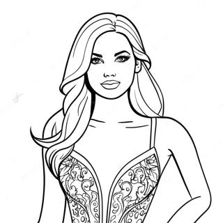 Topmodel Fashionista Malerside | Topmodel malebog