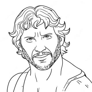 Kenny Omega i Aktion Malerside | AEW malebog