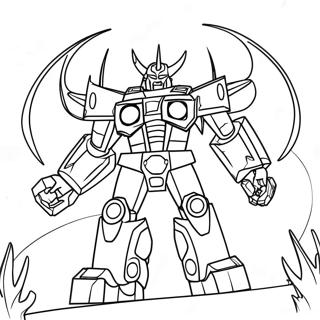 Unicron Transformers Farvelægningsside | Unicron Transformers malebog