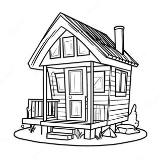 Lille Hus Malebog | Tiny House malebog