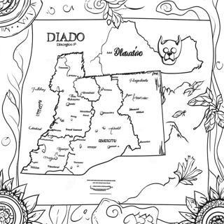 Idaho Stat Kort Malebog | Idaho malebog