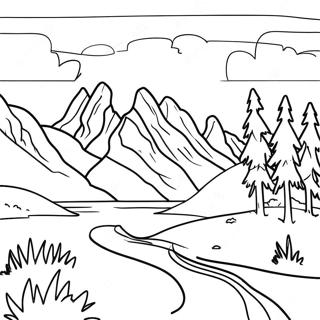 Smuk Idaho Landskab Malebog | Idaho malebog