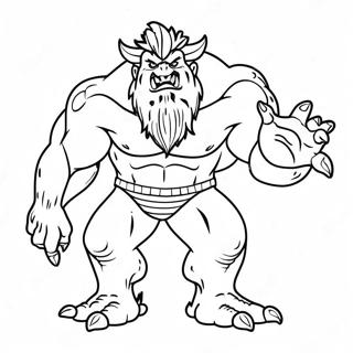 Monster Zero farvelægningsside | Monster Zero malebog