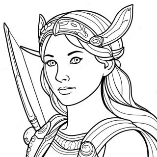 Artemis Farvelægningsside | Artemis malebog