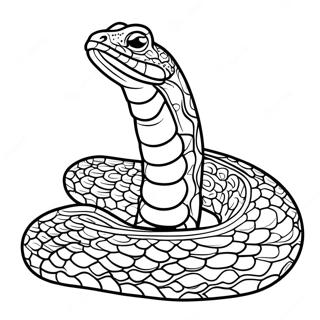 Boa Constrictor Farvelægningsside | Boa Constrictor malebog