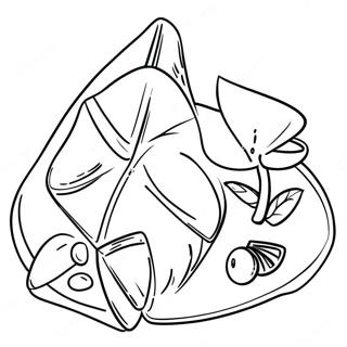 Hamantaschen Farvelægningsside | Hamantaschen malebog