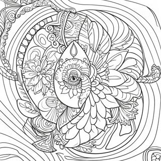 Illusion Farvelægningsside | Illusion malebog