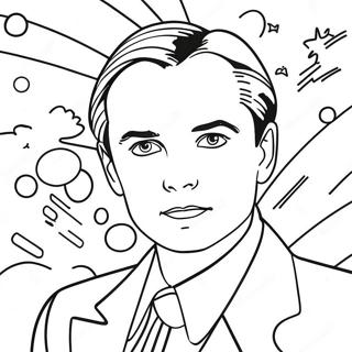 Roy Lichtenstein farvelægningssider | Roy Lichtenstein malebog