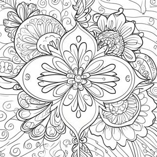 Simpelt Ornament Malebøger