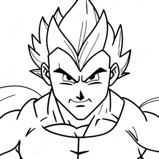Farvelægningsside med Super Saiyan Gohan | Gohan malebog