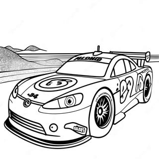 Kyle Larson racerbils farvelægningsside | Kyle Larson malebog
