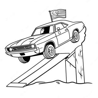 General Lee Springer over Rampe Malebogsside | General Lee malebog