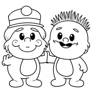 Ting 1 og Ting 2 Sjov Malebog | Ting 1 malebog