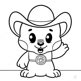 Buc-ee bæveren maskot farvelægningssider | Buc-ee's malebog