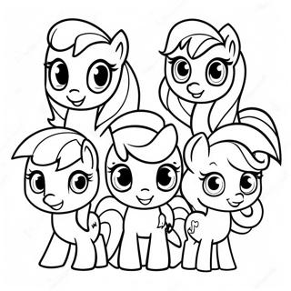 Mit Lille Pony Cutie Mark Crew Malebøger