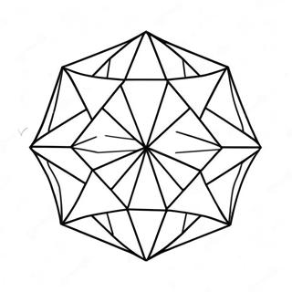Diamantformet Farvelægningsside | Diamant malebog