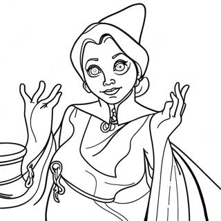 Disney Hocus Pocus farvelægningsside | Disney Hocus Pocus malebog