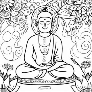 Mindfulness DBT Farvelægningsside | DBT malebog