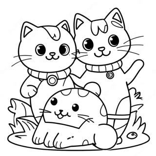 Kid-E-Cats Malebog | Børn-E-Katte malebog