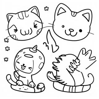 Eventyrlig Kid-E-Cats Malebog | Børn-E-Katte malebog