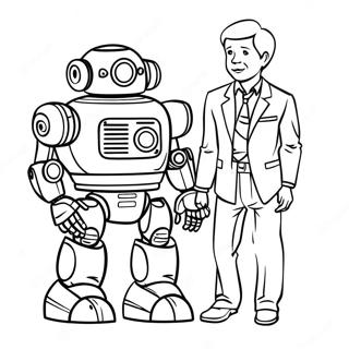 Ron og Hans Robot Malebog | Ron's Gone Wrong malebog