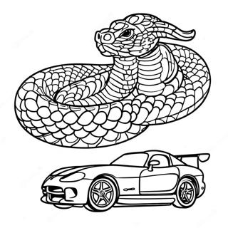 Viper Farvelægningsside | Viper malebog