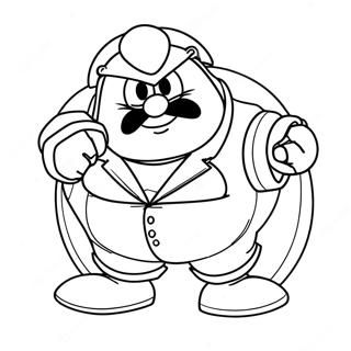 Dr. Robotnik farvning side | Dr Robotnik malebog