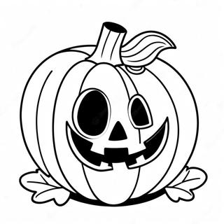 Mini Halloween græskar farvning side | Mini Halloween malebog