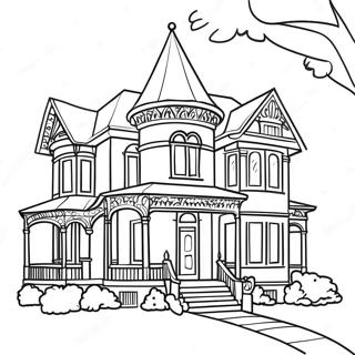 Victoriansk Herregård Malebog | Victoriansk malebog