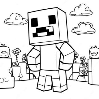 Minecraft Piglin Malebog | Minecraft Piglin malebog