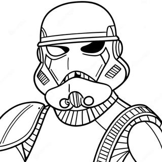 Sith Trooper i Kampudstyr Malebog | Sith Soldat malebog