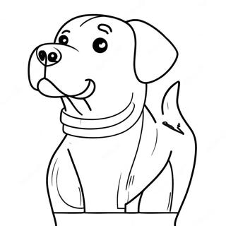 Labrador Farvelægningsside | Labrador malebog