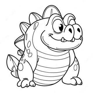 Chomper Farvelægningsside | Chomper malebog