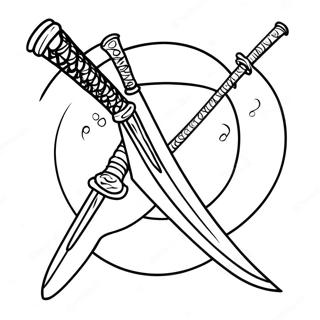 Katana Farvelægningsside | Katana malebog