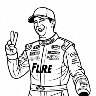 Kyle Busch i Sejrsgade Farvelægningsside | Kyle Busch malebog