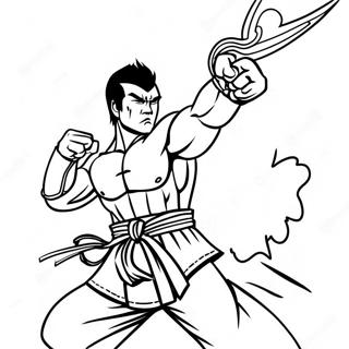 Kazuya Mishima i Kamp Farvelægningsside | Tekken malebog