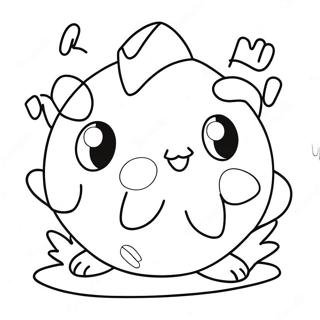 Togepi sød farvelægningsside | Togepi malebog