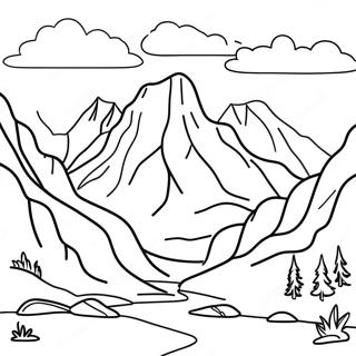 Majestætiske Rocky Mountains Malebog | Colorado malebog