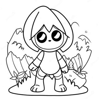 Deltarune farvelægningsside | Deltarune malebog