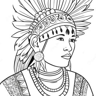 Ojibwe Farvelægningsside | Ojibwe malebog