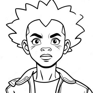 Boondocks Farvelægningsside | Boondocks malebog